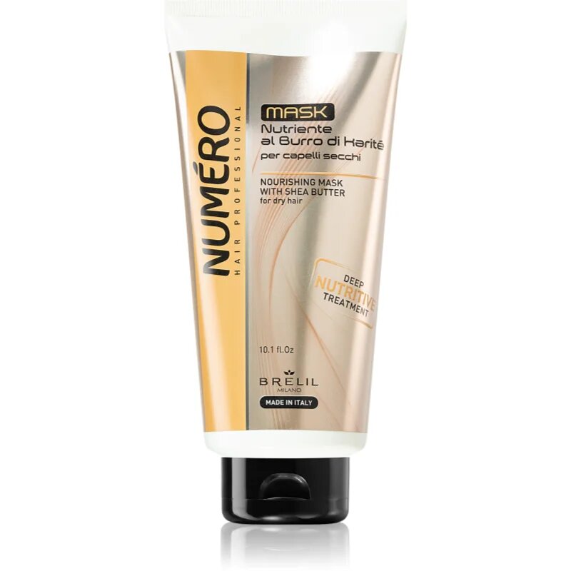 Brelil Professional Nourishing Mask подхранваща маска с масло от шеа за суха коса 300 мл.