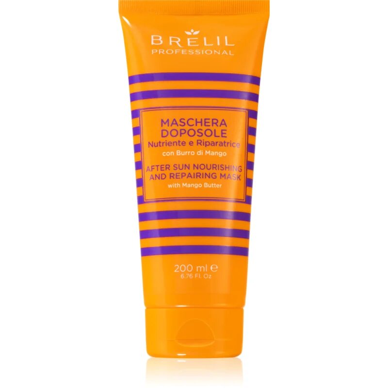 Brelil Professional Solaire After Sun Mask маска за изтощена от слънце коса 200 мл.