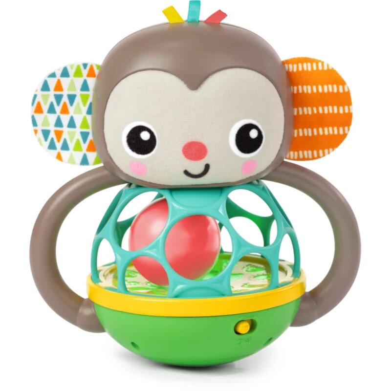 Bright Starts Grab & Giggle Monkey™ играчка за подреждане 6 m+ 1 бр.