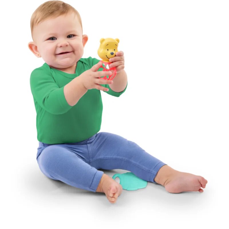 Bright Starts Hunny & Shake Winnie the Pooh гризалка с дрънкалка 2 бр.
