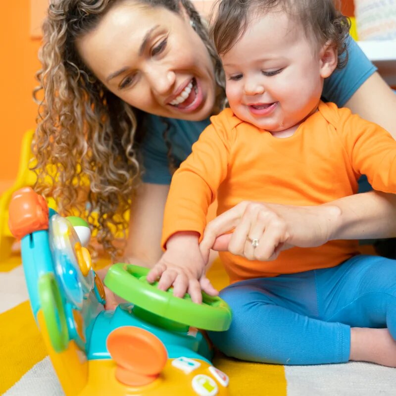 Bright Starts Lights & Colors Driver играчка за подреждане с мелодия 6 m+ 1 бр.