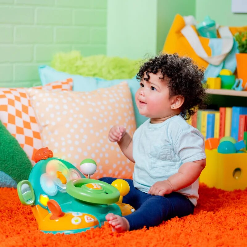 Bright Starts Lights & Colors Driver играчка за подреждане с мелодия 6 m+ 1 бр.