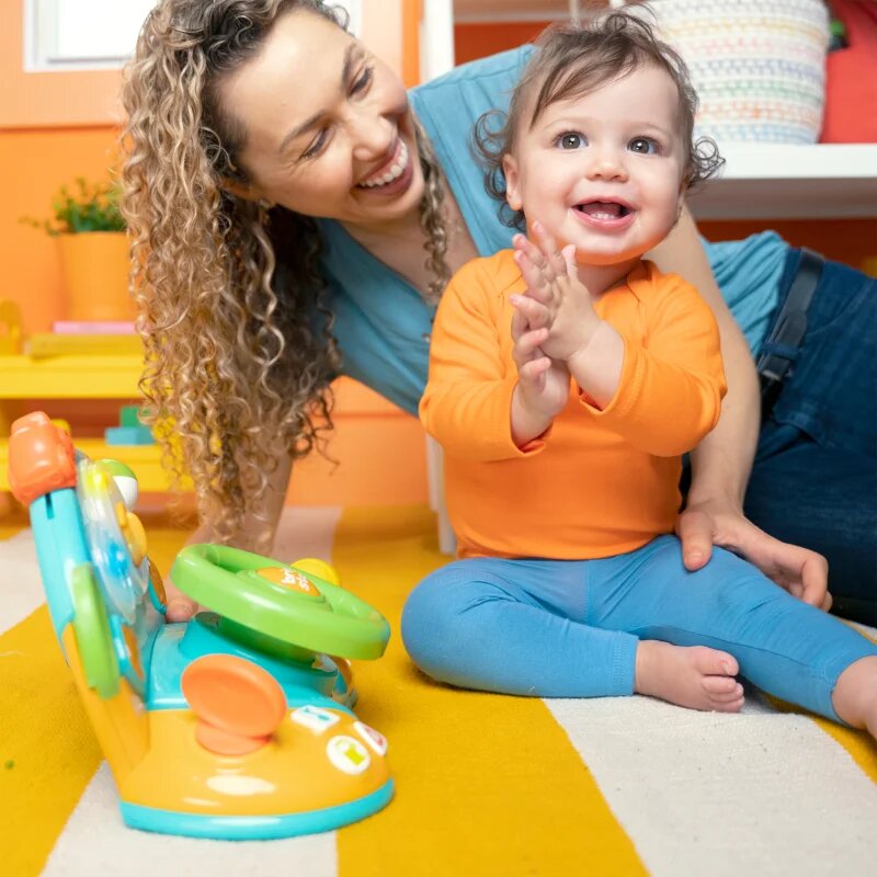 Bright Starts Lights & Colors Driver играчка за подреждане с мелодия 6 m+ 1 бр.