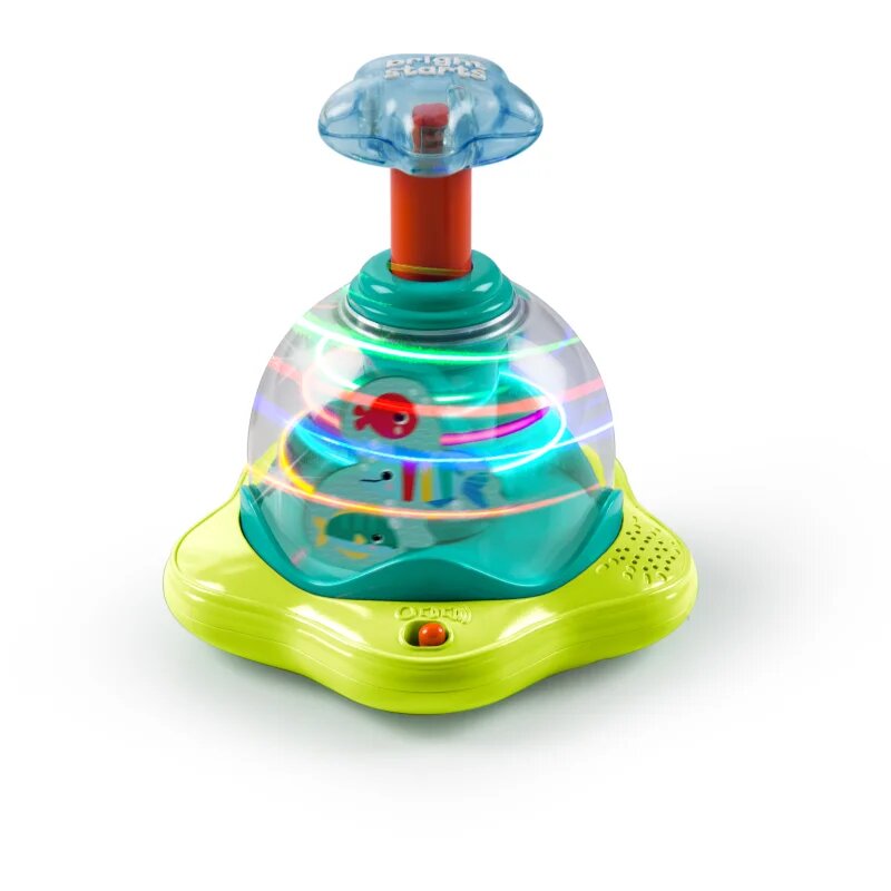 Bright Starts Press & Glow Spinner играчка за подреждане с мелодия 6 m+ 1 бр.