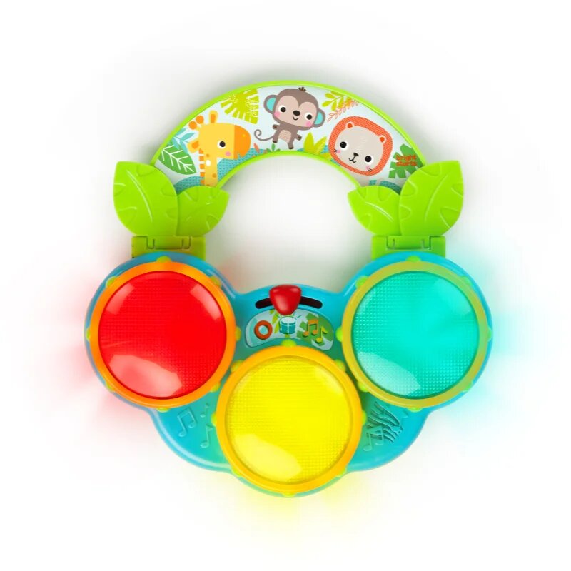 Bright Starts Safari Beats играчка за подреждане с мелодия 3 m+ 1 бр.