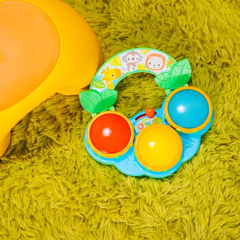 Bright Starts Safari Beats играчка за подреждане с мелодия 3 m+ 1 бр.