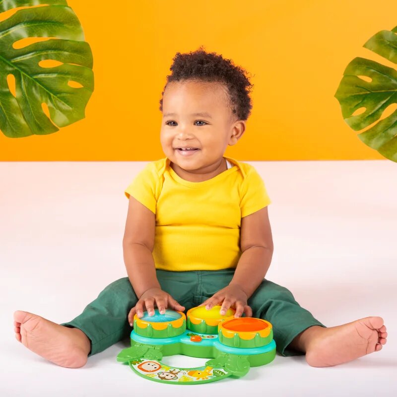 Bright Starts Safari Beats играчка за подреждане с мелодия 3 m+ 1 бр.