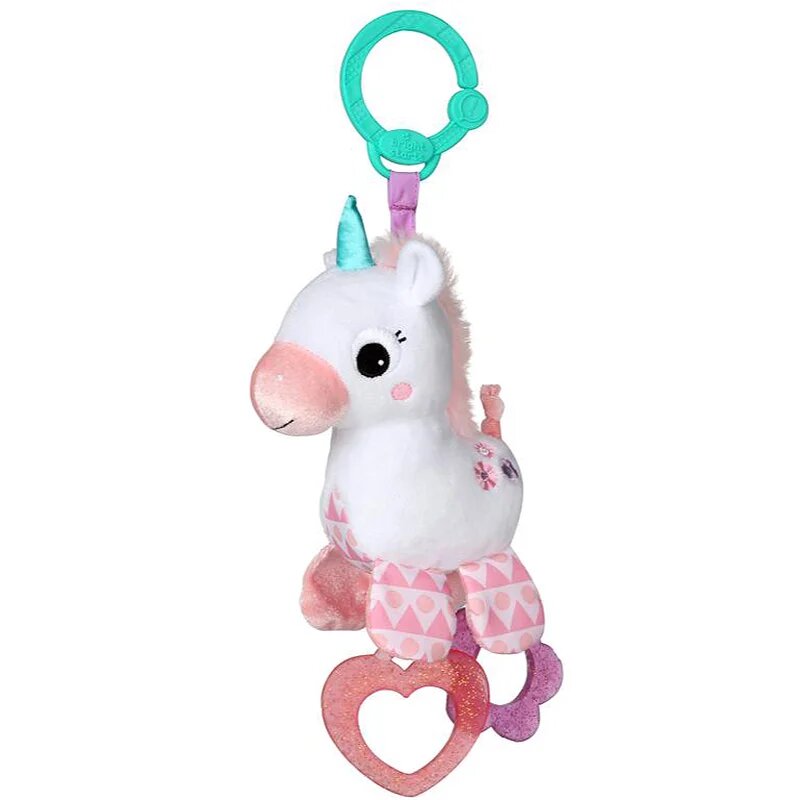 Bright Starts Sparkle & Shine контрастна играчка за окачане 0 m+ Unicorn 1 бр.