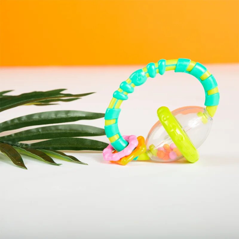 Bright Starts Teether & Rattle дрънкалка с гризалка I. 3m+ 1 бр.