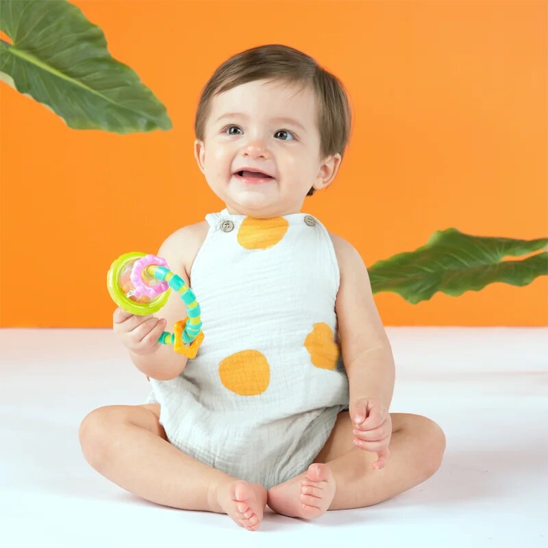 Bright Starts Teether & Rattle дрънкалка с гризалка I. 3m+ 1 бр.