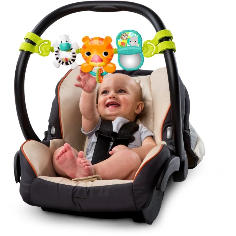 Bright Starts Tiger Bar контрастна играчка за окачане с мелодия 0 m+ 1 бр.