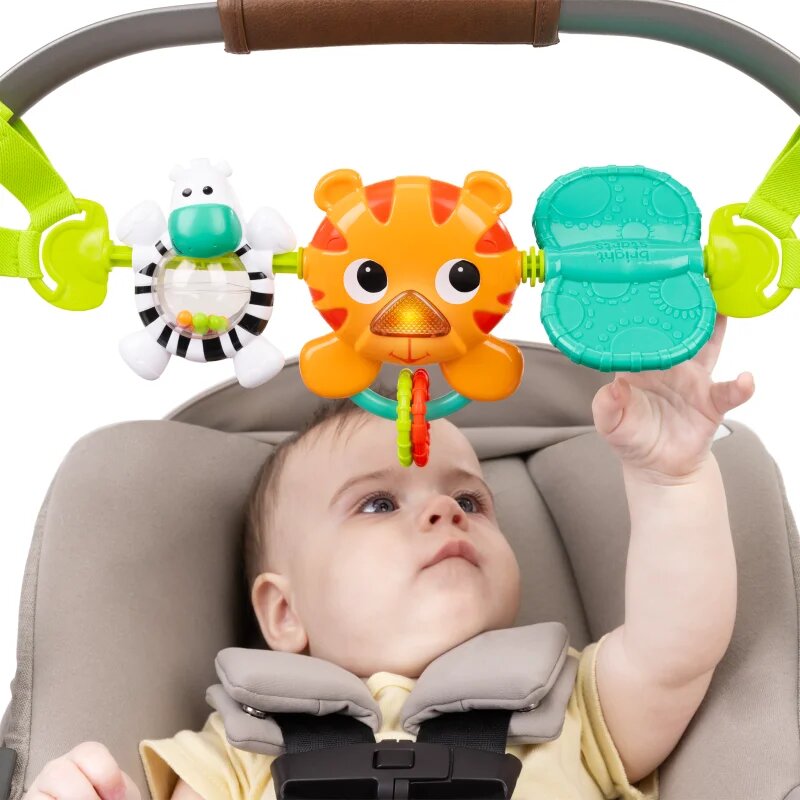 Bright Starts Tiger Bar контрастна играчка за окачане с мелодия 0 m+ 1 бр.