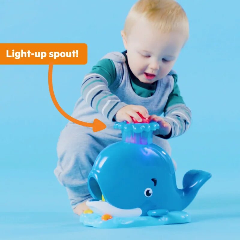 Bright Starts Whale Popper музикална играчка 6m+ 1 бр.