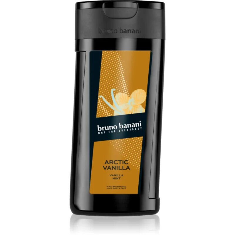 Bruno Banani Arctic Vanilla освежаващ душ гел 3 в 1 за мъже 250 мл.