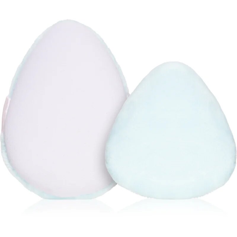 BrushArt Accessories 2-in-1 Powder and make-up puff set велурен тампон за пудра 2 бр.