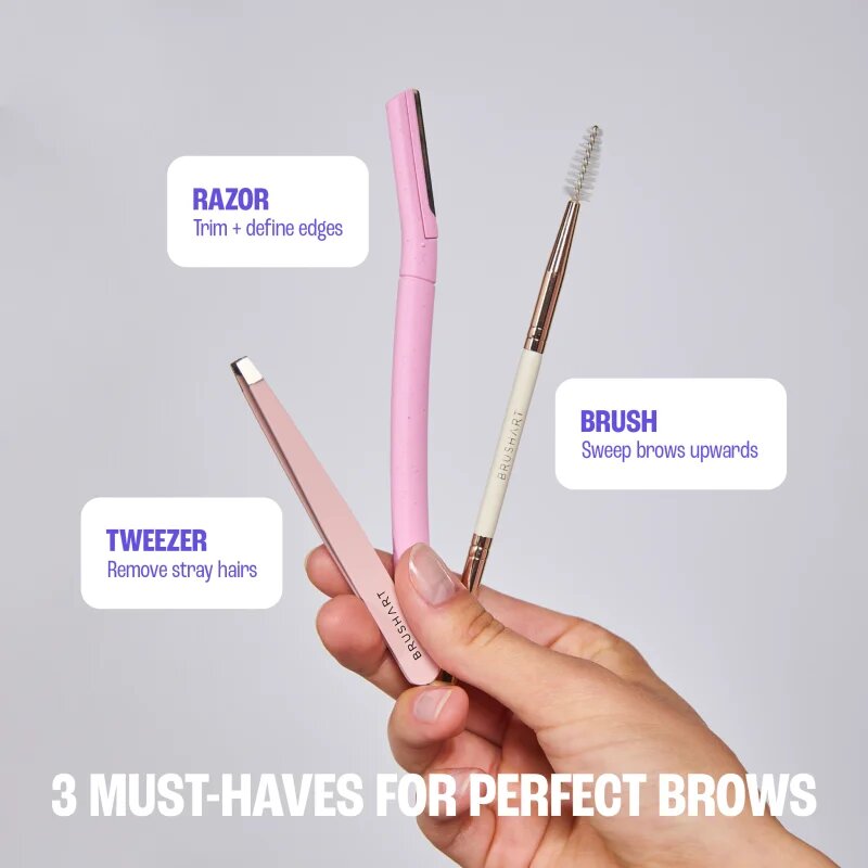 BrushArt Accessories Face & Brow razors бръснач за вежди 6 бр.