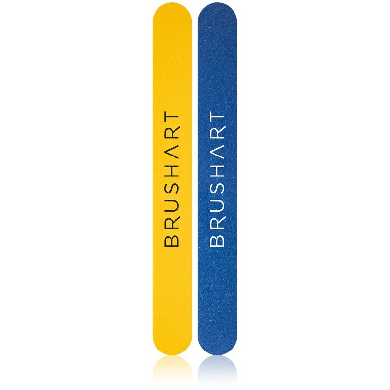 BrushArt Accessories Nail file duo комплект пили за нокти цвят Yellow/Blue 2 бр.