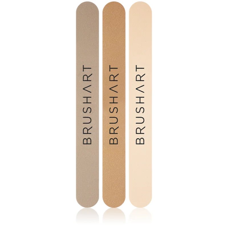 BrushArt Accessories Nail file set комплект пили за нокти цвят Beige 3 бр.