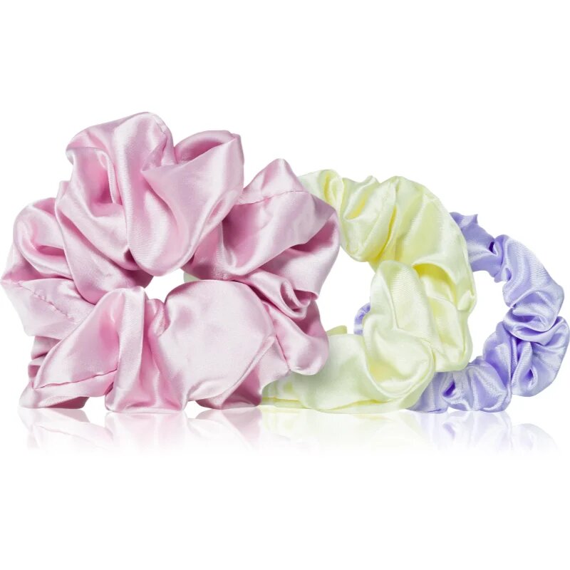 BrushArt Daisy Dreams Satin Scrunchies Set ластици за коса 3 бр.