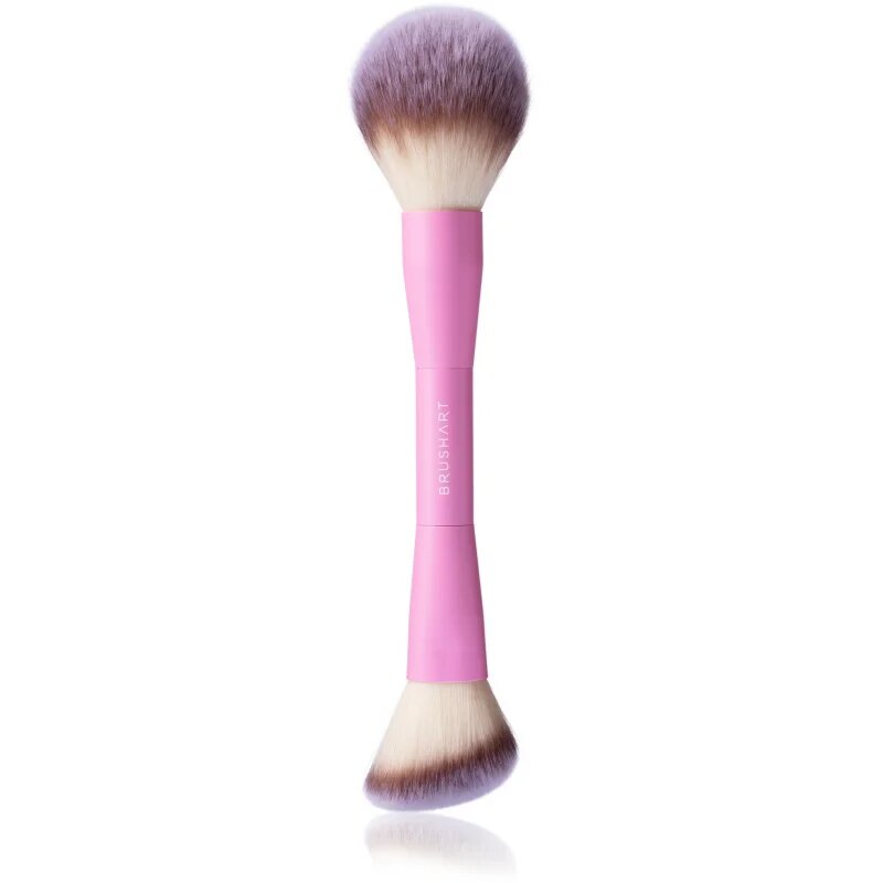 BrushArt Double Duty Blush & Powder brush четка за руж и пудра двустранен 1 бр.