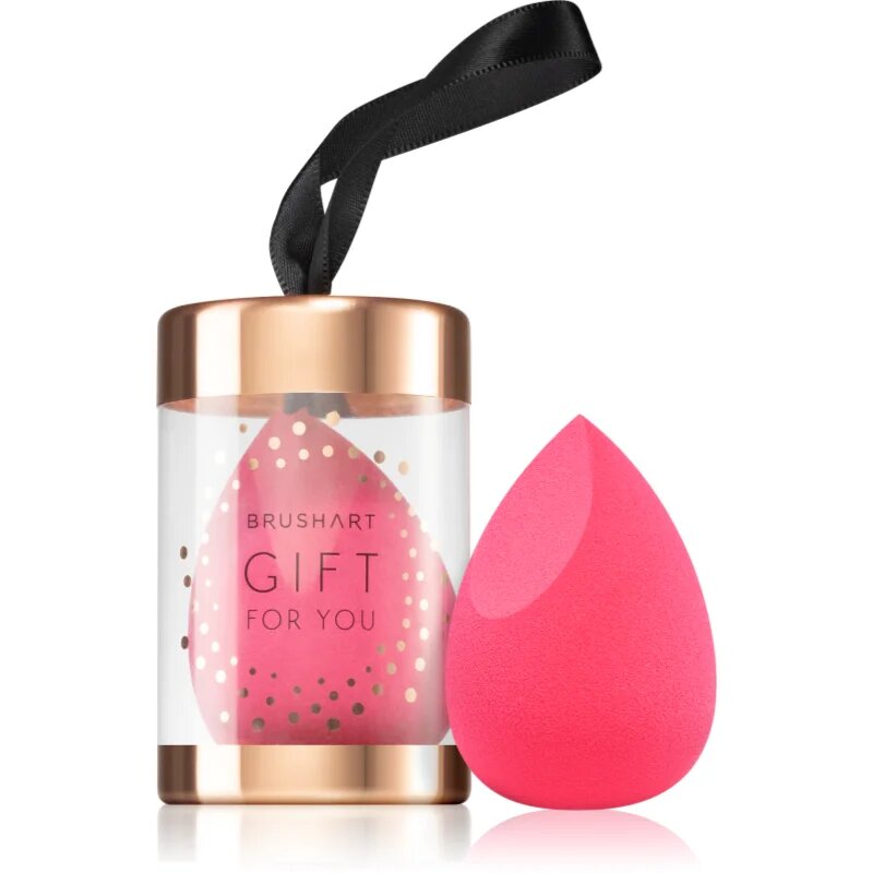 BrushArt Gift for You Make-up sponge гъба за фон дьо тен цвят DARK PINK 1 бр.
