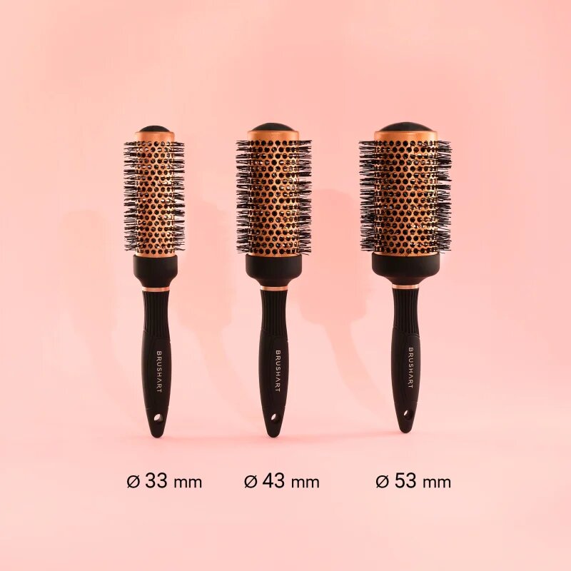 BrushArt Hair Ceramic round hairbrush керамична четка за коса За коса Ø 53 mm 1 бр.