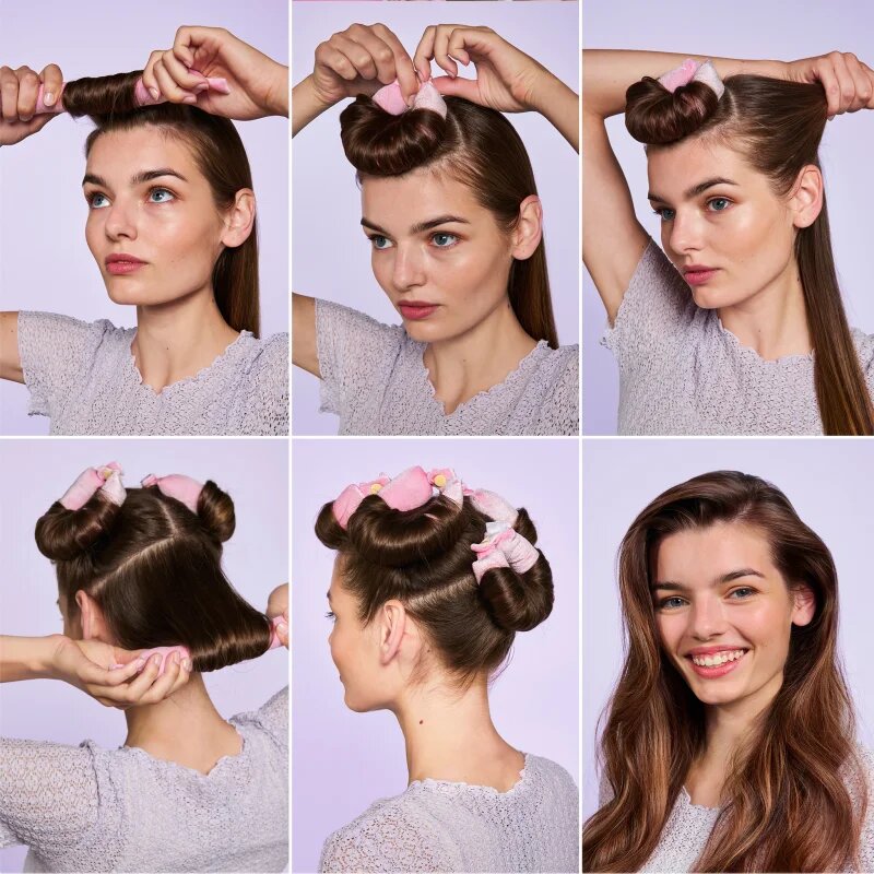 BrushArt Hair Heatless blowout curling rods комплект за къдрене на косата 4 бр.