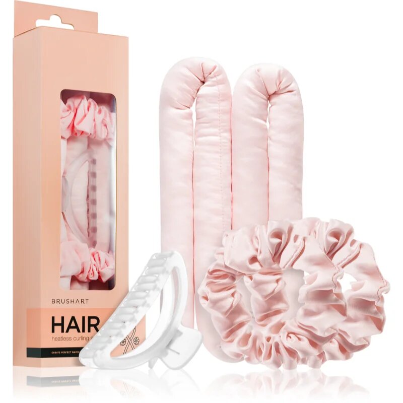 BrushArt Hair Heatless hair curling set комплект за къдрене на косата Pink