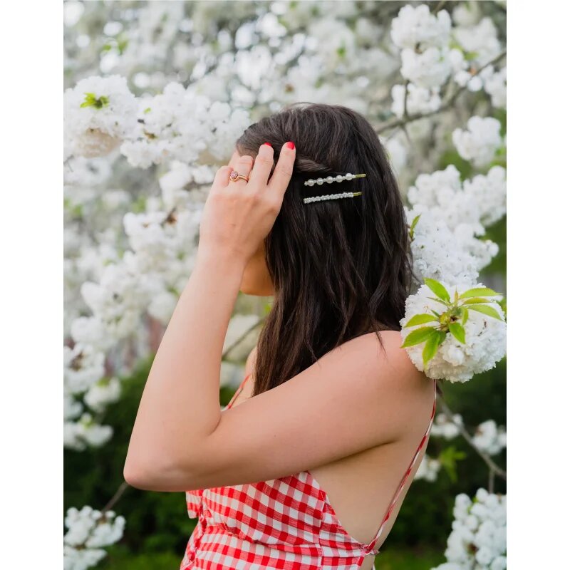 BrushArt Hair Pearl clips фиби за коса 4 бр.