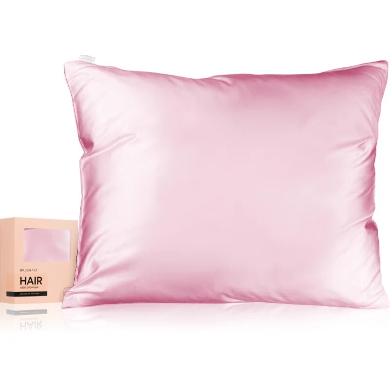 BrushArt Hair Satin pillowcase калъфка за възглавница сатен Candy Pink 50x60 см