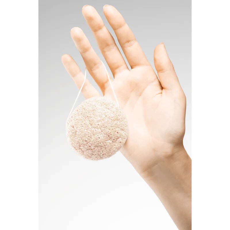 BrushArt Home Salon Konjac sponge нежна ексфолираща гъба за лице Natural 5 гр.