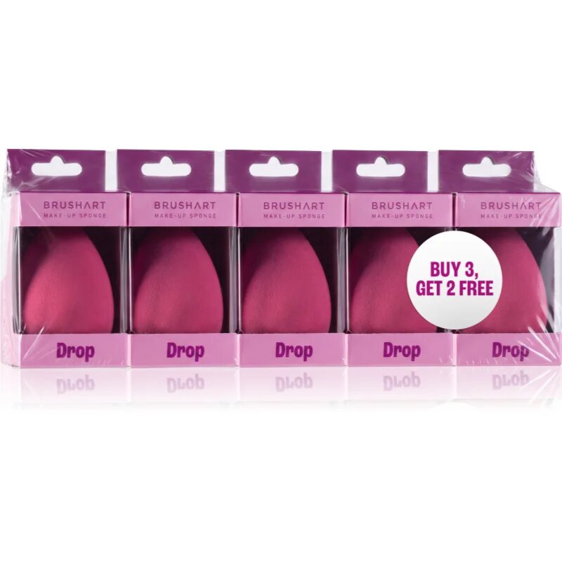 BrushArt Make-up Sponge Drop Multi-pack гъба за фон дьо тен 5 бр.