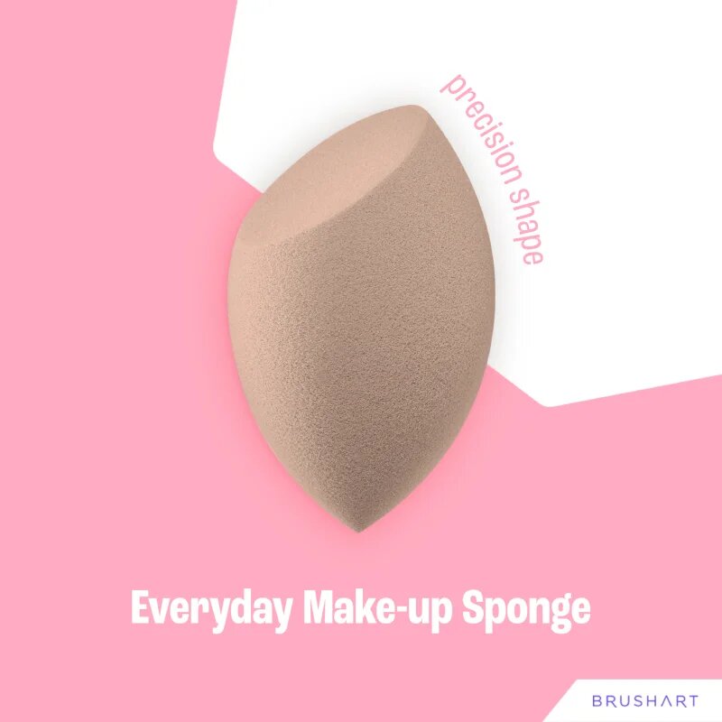 BrushArt Make-up Sponge Everyday прецизна гъбичка за фон дьо тен 1 бр.