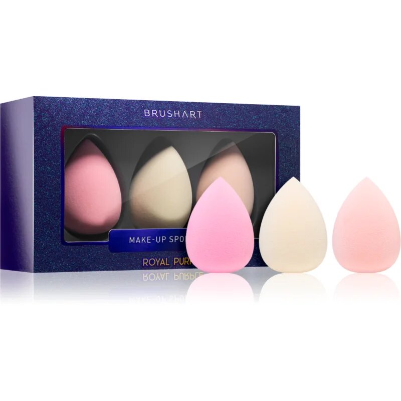BrushArt Make-up Sponge Set гъба за фон дьо тен ROYAL PURPLE
