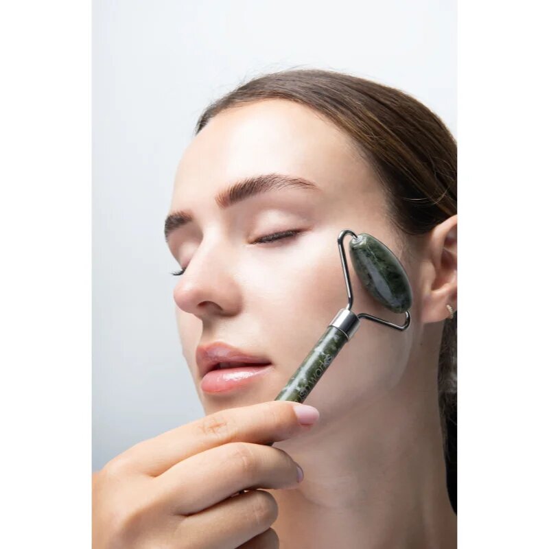 Brushworks HD Jade Roller масажно валяче за лице и очи 1 бр.