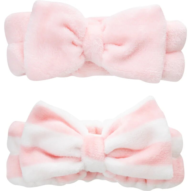 Brushworks Makeup Headbands козметична лента за глава с панделка
