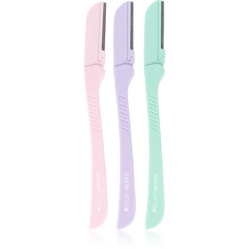 Brushworks Precision Eyebrow Razor Pastel бръснач за вежди