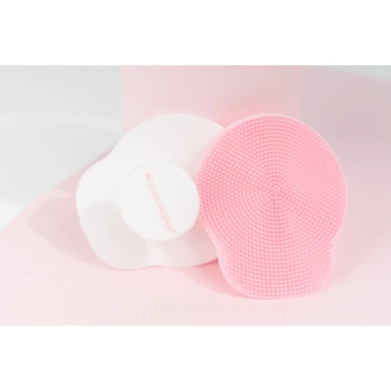 Brushworks Silicone Cleansing Pads ексфолиращи почистващи възглавнички 2 бр.