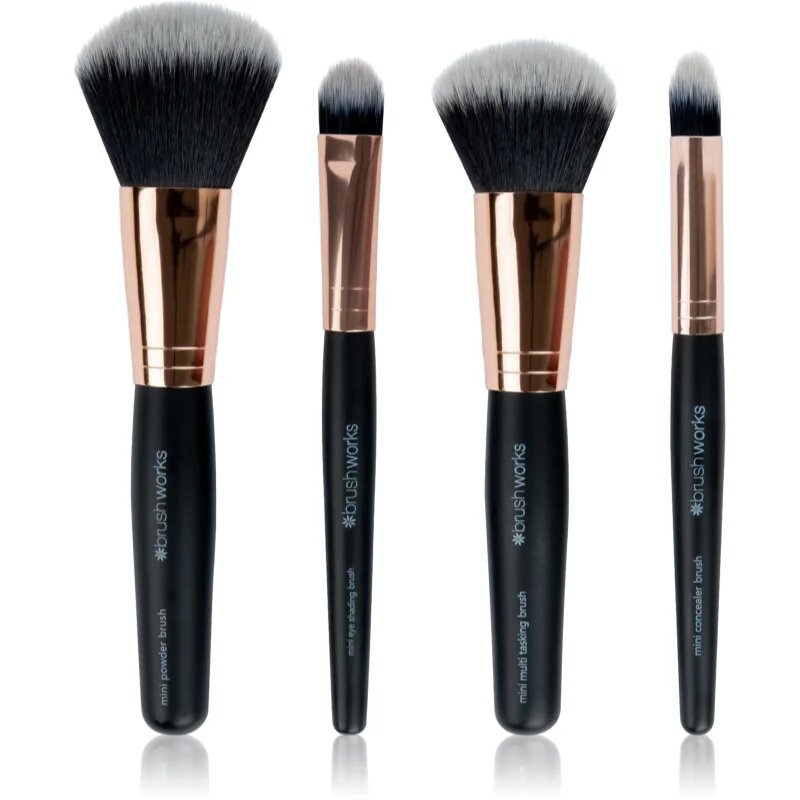 Brushworks Travel Brush Set комплект от мини четки