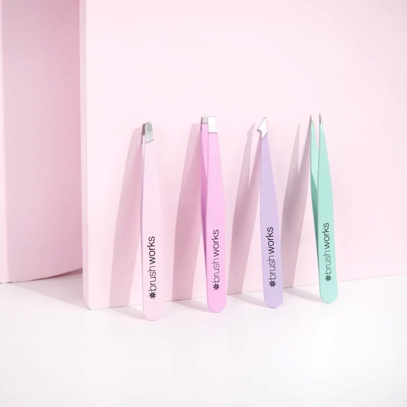 Brushworks Tweezer Set Pastel комплект пинсети