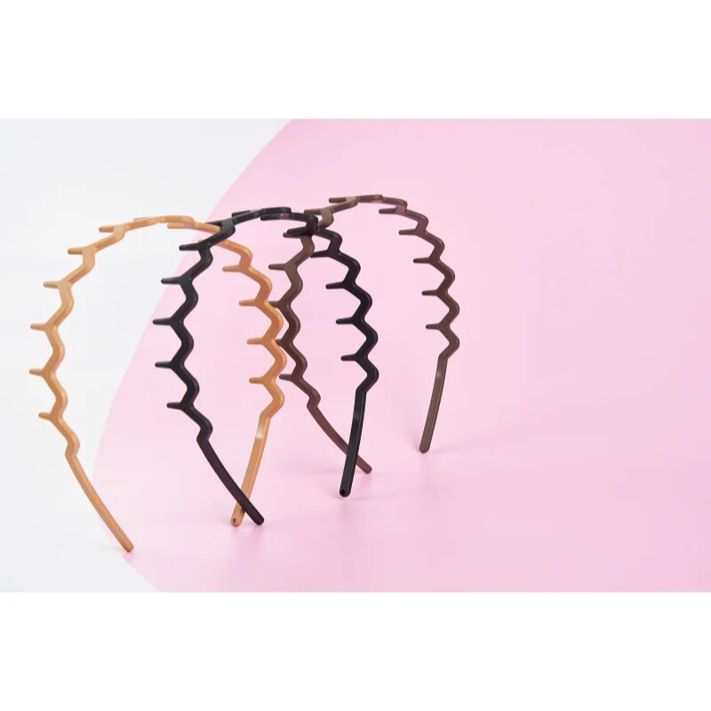 Brushworks Zig Zag Headbands лента за глава 3 бр.