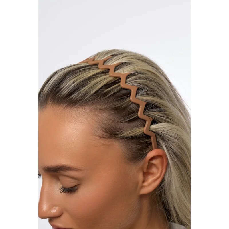 Brushworks Zig Zag Headbands лента за глава 3 бр.