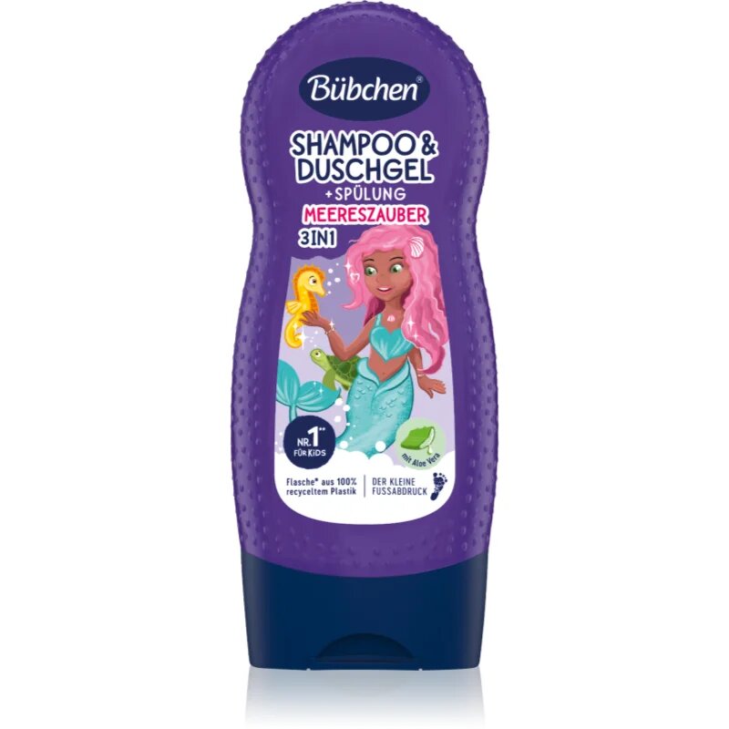 Bübchen Kids Shampoo & Shower Gel & Conditioner шампоан балсам и душ гел 3 в 1 230 мл.