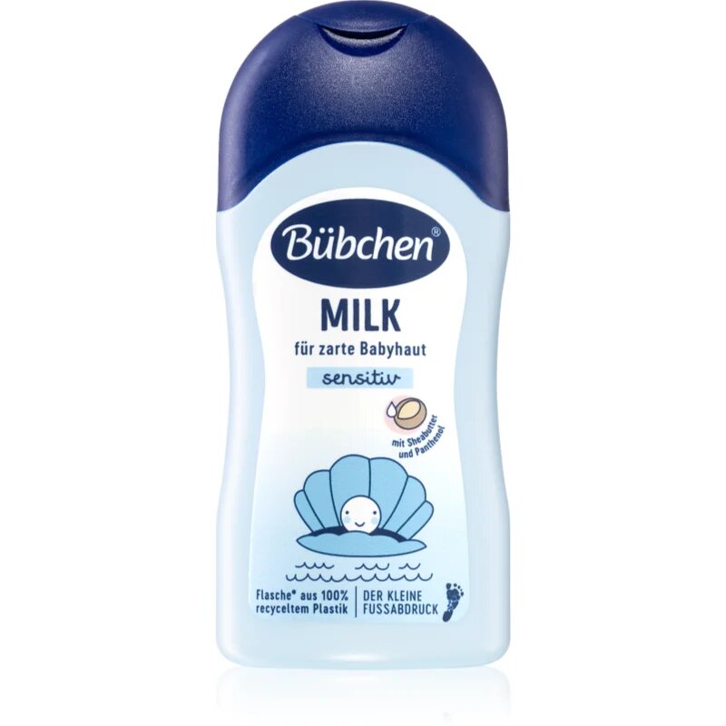 Bübchen Sensitive Baby Milk тоалетно мляко за тяло за детска кожа 50 мл.