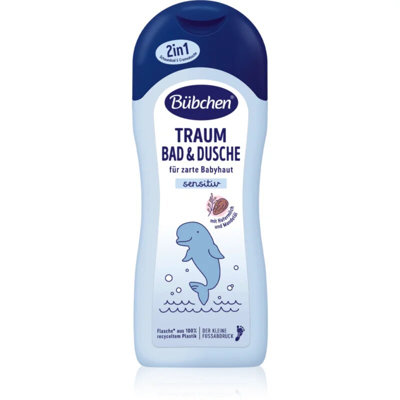 Bübchen Sensitive Good Night Bath нежна вана за лека нощ за деца от раждането им 500 мл.