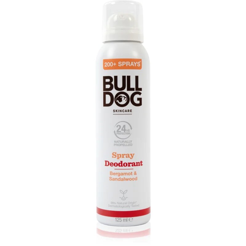 Bulldog Bergamot &Sandalwood Spray Deodorant дезодорант в спрей без алуминий 125 мл.