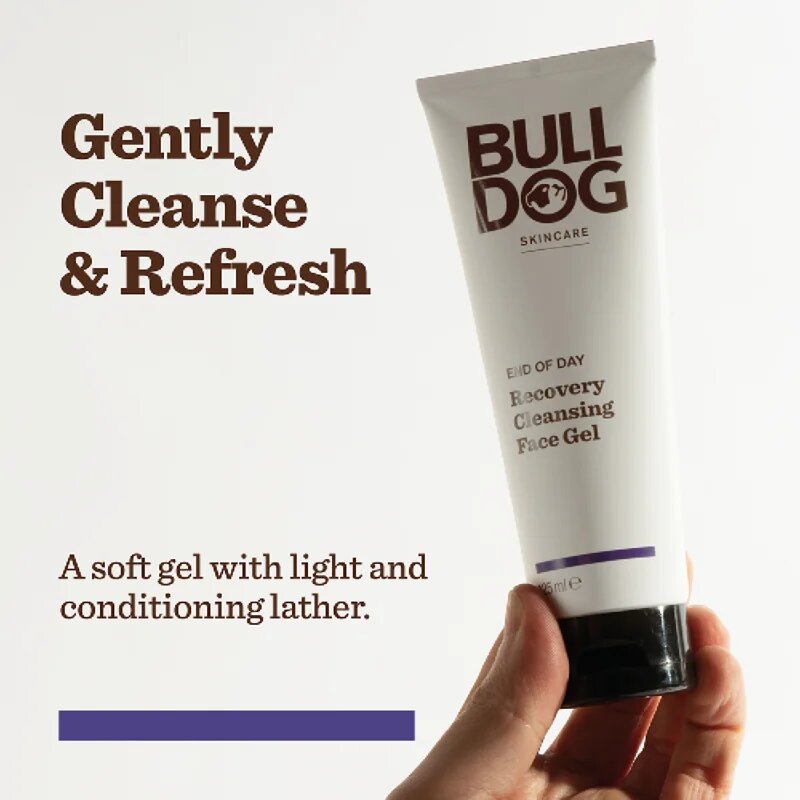 Bulldog End of Day Recovery Cleansing почистващ гел за лице 125 мл.
