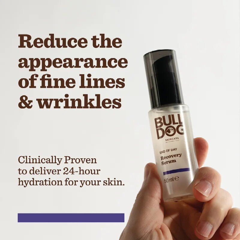 Bulldog End of Day Recovery Serum регенериращ серум за лице за нощ 50 мл.