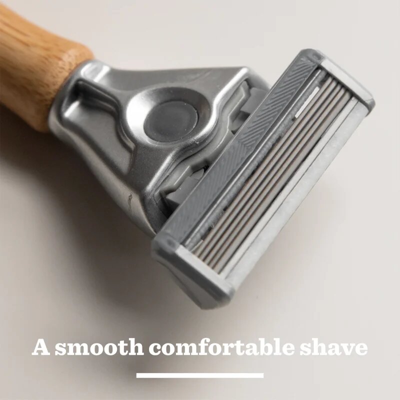 Bulldog Original Bamboo Razor самобръсначка + резервни остриета 9 бр