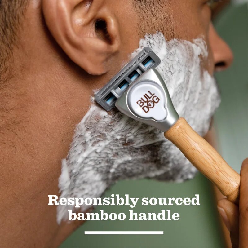 Bulldog Original Bamboo Razor самобръсначка + резервни остриета 9 бр